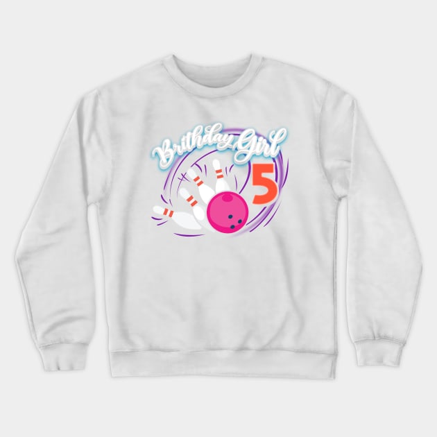 Personalized Bowling Birthday Boy Girl Gift Bowling Birthday tee Birthday Bowling Party outfit Crewneck Sweatshirt by Audell Richardson